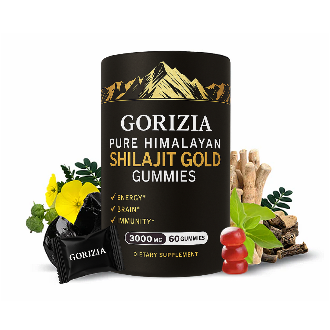 GORIZIA® Shilajit Gummies Unlock Himalayan Energy & Power