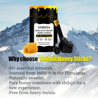 Gorizia® Shilajit Honey 85+ Minerals, Endless Energy