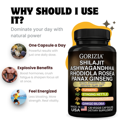 Gorizia® Shilajit Daily Energy & Recovery